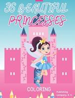 36 Beautiful Princesses to Color