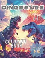 Dinosaurs From A-Z: Dinosaur Coloring Book From A-Z