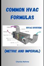 Common HVAC Formulas