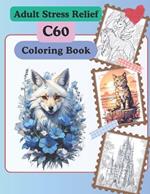 C60: Adult Stress Relief: Coloring Book with Fairies, Animals, Dragons, Unicorns, Flowers, Patterns, Floral Fantasy, Adventures And Many More For Relaxation