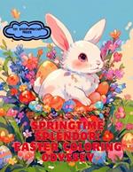 Springtime Splendor: Easter Coloring Odyssey