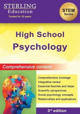 High School Psychology: Comprehensive Content for High Psychology - Sterling Education - cover