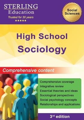 High School Sociology: Comprehensive Content for High School Sociology - Sterling Education - cover