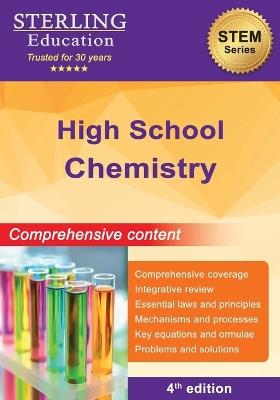 High School Chemistry: Comprehensive Content - Sterling Education - cover