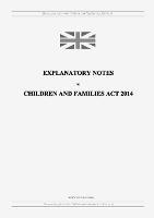 Explanatory Notes to Children and Families Act 2014