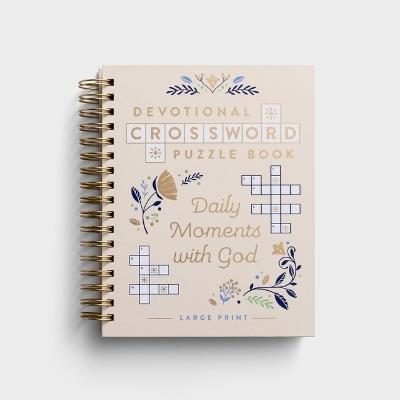 Daily Moments with God Devotional Crossword Puzzle Book - Dayspring - cover