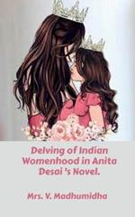 Delving of Indian Womenhood in Anita Desai 's Novel.