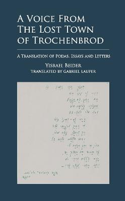 A Voice from The Lost Town of Trochenbrod: A Translation of Poems, Essays and Letters by Yisrael Beider - Yisrael Beider - cover