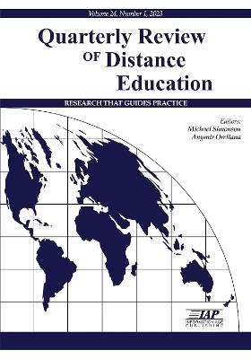 Quarterly Review of Distance Education Volume 24 Number 1 2023 - cover