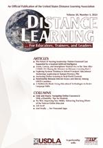 Distance Learning Volume 20 Number 3, 2023