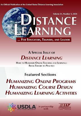 Distance Learning Volume 21 Number 3, 2024 - cover