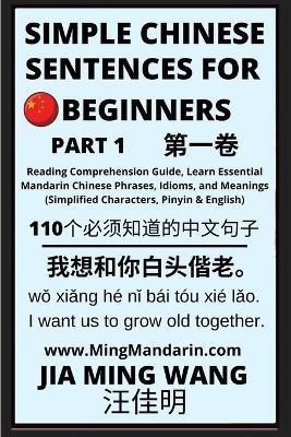 Simple Chinese Sentences for Beginners (Part 1) - Idioms and Phrases for Beginners (HSK All Levels) - Jia Ming Wang - cover
