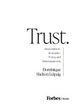 Trust.: Responsible Ai, Innovation, Privacy and Data Leadership
