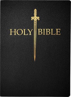 KJV Sword Bible, Large Print, Black Bonded Leather, Thumb Index: (Red Letter, 1611 Version) - Whitaker House - cover
