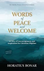 Words of Peace and Welcome: 62 Days of Encouragement and Inspiration for Christian Pilgrims