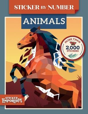 Sticker by Number Animals: Sticker Emporium - cover