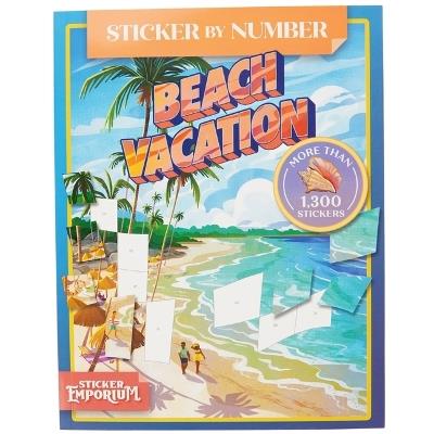Sticker by Number Beach Vacation: Sticker Emporium - cover