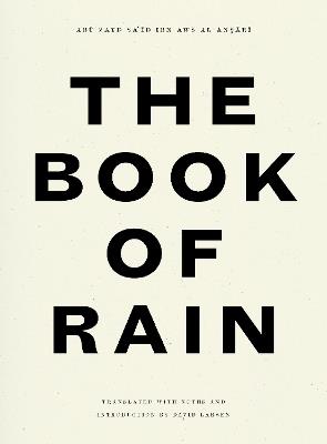 Book of Rain - Ab Zayd al-Anr - cover