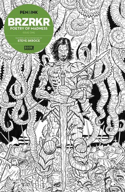 BRZRKR: Poetry of Madness Pen & Ink #1