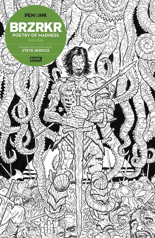 BRZRKR: Poetry of Madness Pen & Ink #1