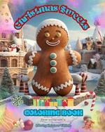 Christmas Sweets Coloring Book Lovely Illustrations of Delicious Sweets to Enjoy the Wonderful Christmas Holidays: Amazing Book to Spend the Most Enjoyable and Relaxing Christmas of your Life