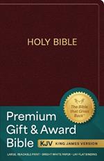 KJV Holy Bible: Premium Gift and Award Bible, Burgundy Imitation Leather: King James Version Bible