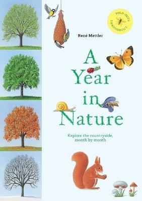 A Year in Nature: Explore the Countryside, Month by Month - René Mettler - cover