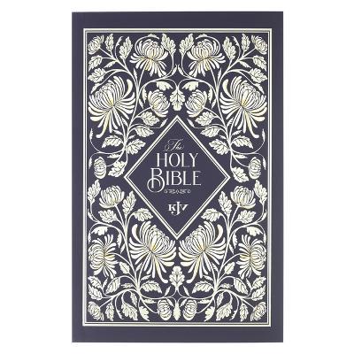 KJV Bible Outreach Softcover, Floral - cover