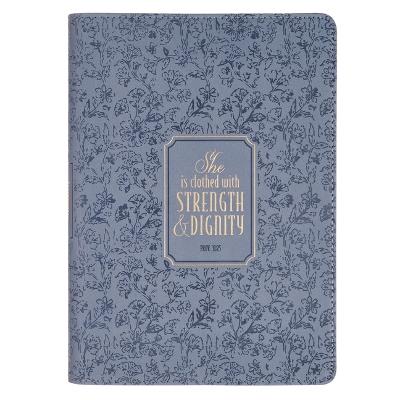 Journal Classic Blue Strength and Dignity Prov. 31:25 - cover
