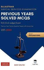 Rajasthan Judicial Services Examination: RJS (Civil Judge Cadre) Exam Previous Year Prelims Question Papers with Answer Key