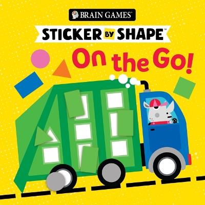 Brain Games - Sticker by Shape: On the Go! (for Kids Ages 3-6) - Publications International Ltd,Little Grasshopper Books,Brain Games - cover