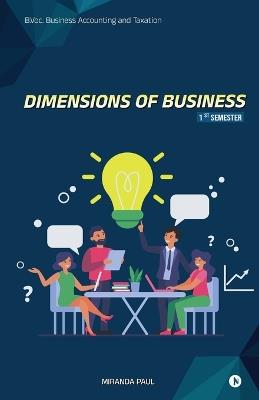 Dimensions of Business - Miranda Paul - cover
