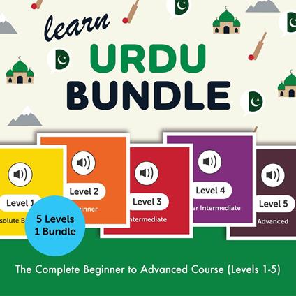 Learn Urdu Bundle - The Complete Beginner to Advanced Course (Levels 1-5)