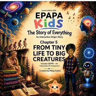 EPAPA Kids: Chapter 5 - From Tiny Life to Big Creatures: A Cinematic Journey Through Evolution, Ancient Life, and the Rise of Complex Creatures for Curious Young Minds - Malay Kasha - cover