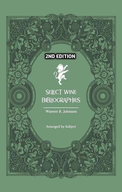 Select Wine Bibliographies - 2nd Edition
