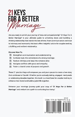 21 Keys For A Better Marriage - Phaedra Johnson,Don Johnson - cover