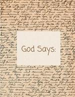 God Says Journal