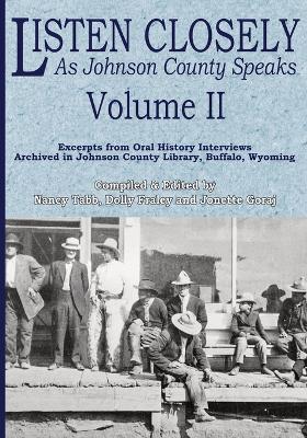 Listen Closely as Johnson County Speaks - Vol. 2 - cover