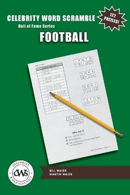 Celebrity Word Scramble Hall of Fame Series Football - Bill Maier,Martin Maier - cover