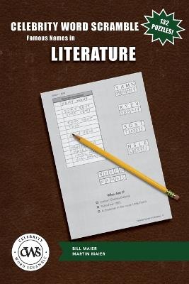 Celebrity Word Scramble Famous Names in Literature - Martin Maier,Bill Maier - cover