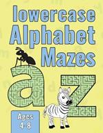 Lowercase Alphabet Mazes