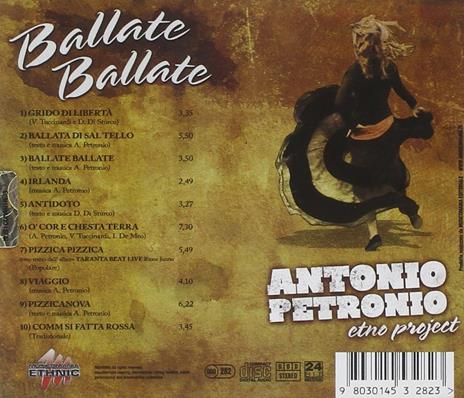 Ballate ballate - CD Audio di Antonio Petronio (Etno Project) - 2
