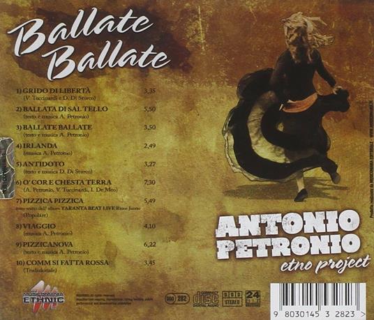 Ballate ballate - CD Audio di Antonio Petronio (Etno Project) - 2
