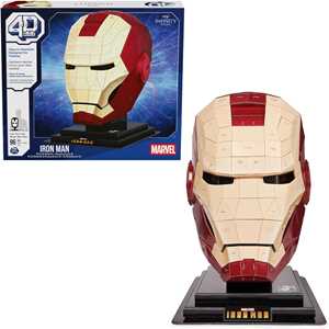 Giocattolo PUZZLE 4D Marvel Casco di Iron Man Spin Master