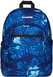 Cartoleria Zaino Jelek Fantasy Grs Invicta Backpack, Blu floreale - 32 x 43 x 25 cm Invicta