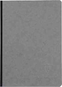 Cartoleria Age Bag Taccuino A5 brossura 14,8x21cm, 192 pagine, a quadretti 5x5 Grigio Clairefontaine