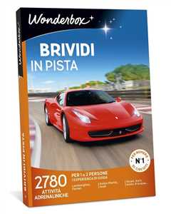 Idee regalo Cofanetto Brividi In Pista. Wonderbox Wonderbox Italia