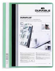 Cartoleria Durable DURAPLUS A4 Verde, Trasparente Durable