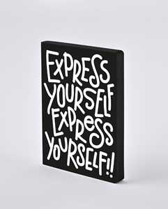 Cartoleria Taccuino Notebook Graphic L - Express Yourself nuuna by brandbook