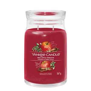 Idee regalo Giara Grande Signature Red Apple Wreath Yankee Candle